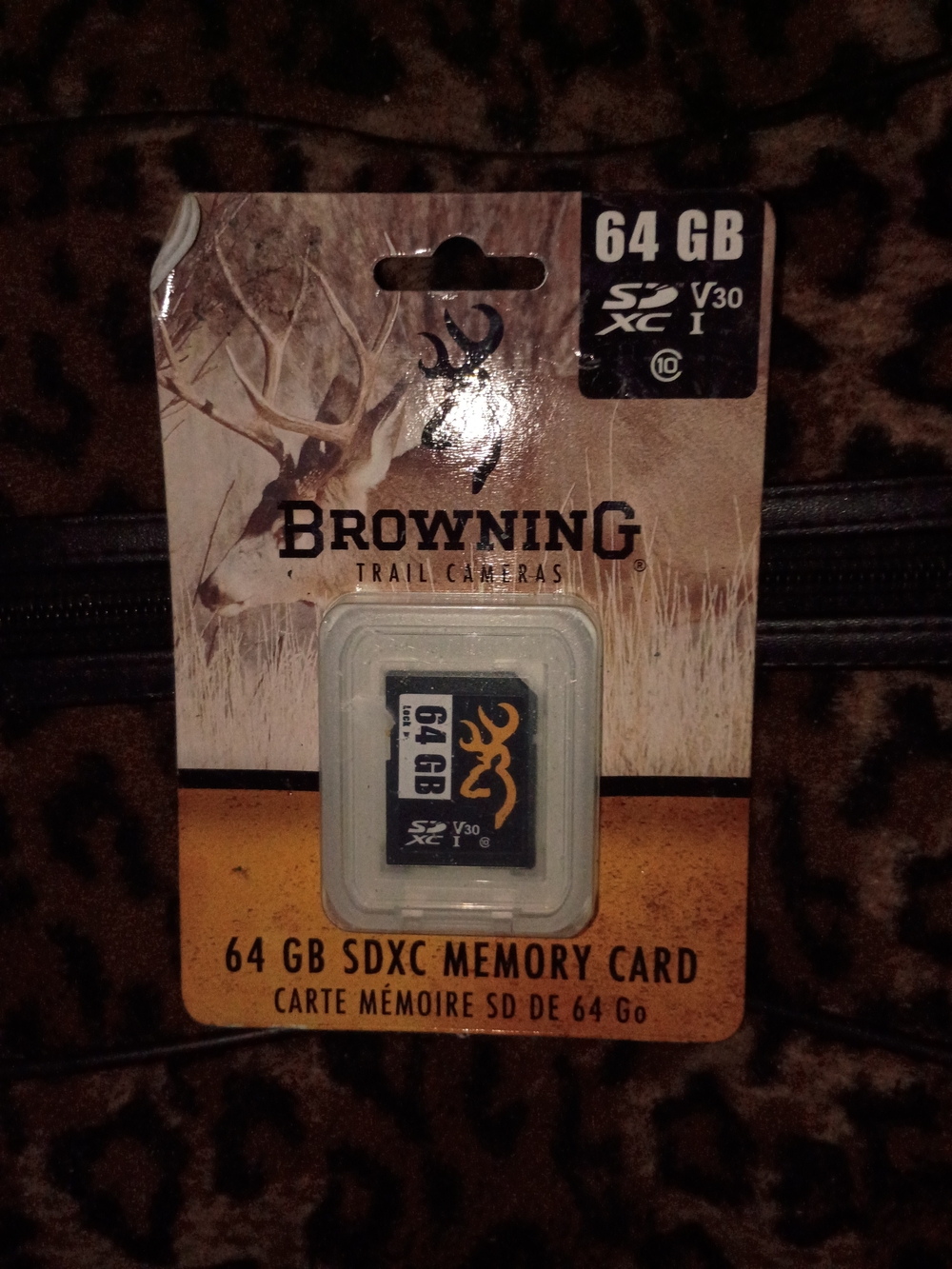 Browning 64GB SDXC Memory Card - Black and Gold